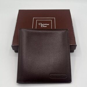 Christian Dior Wallet brown leather